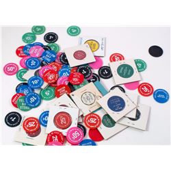 Small Plastic Montana Tokens Lot
