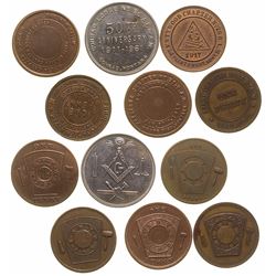 Montana Small Towns Fraternal Tokens