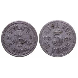 Wylie's, Oakesdale, Washington Token
