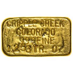 Cripple Creek Gold Ingot (c.1990)