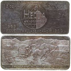 Hecla Mining Company Silver Art Bar