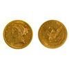 Image 1 : 1861 Liberty Head (No Motto) Half Eagle Five Dollar Gold Piece