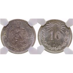 Silver 10 centavo coin (1912)