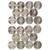 Image 1 : Eleven Uncirculated Mexican Silver Coins