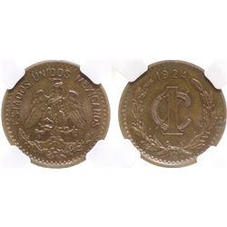 Un Centavo Mexican Coin (1924)