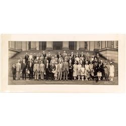 ANA 1926 & 1927 Convention Badges & a Panoramic Photo