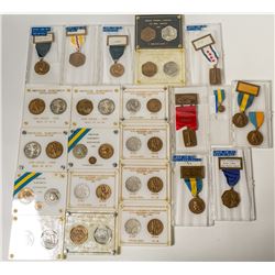 ANA Five Year Badges & Medals Set: 1965-1969