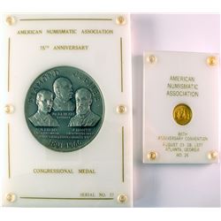 ANA Congressional Silver Medal & Small Gold Medal