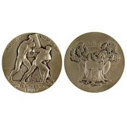 Society of Medalists: Two Men Building