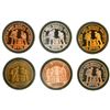 Image 2 : Token and Medal Society Special Six Medal Set (2007 Milwaukee)