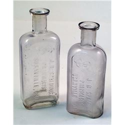 Two Rare Spaulding Drug Bottles