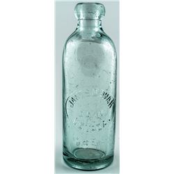 James Dewar Hutchinson Soda Bottle