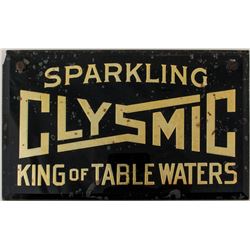 Rare Clysmic, Reverse Glass Sign