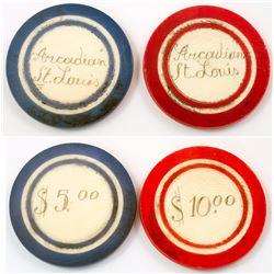 Two Arcadian, St. Louis Gaming Chips
