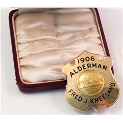 Gold Alderman Badge