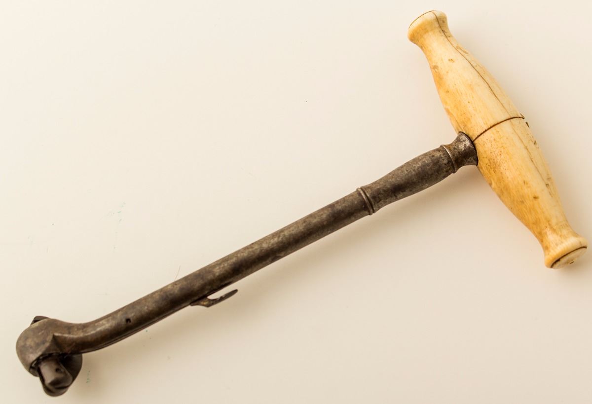 Antique Ivory Dental Tooth Key