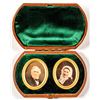 Image 1 : Leatherette Box with Two Oval Photographs