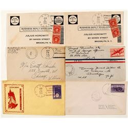 Six World War II Naval Covers