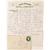 Image 1 : Amador & Sacramento Canal Co. Letterhead, Datelined Michigan Bar with cover