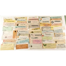 Unsorted California Check Collection