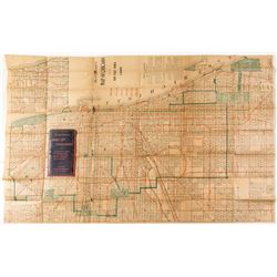 Blanchard's 1899 Pocket Map of Chicago