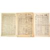 Image 1 : Three Nevada Mining Town Newspapers: Aurora and Silver City (Comstock)
