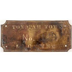 Tonopah Town License: Number 143