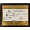 Image 1 : Hudson's Bay Company 1820 One Pound Sterling Certificate