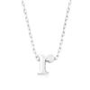 Image 1 : Silvertone Finish Initial R Pendant