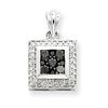 Image 1 : 14K WG Black Dia Pendant