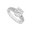 Image 1 : Diamond Engagement Ring : 18K White Gold - 1.00 CT Diamonds