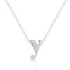 Image 1 : Micro-Pave Initial Y Pendant