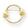 Image 1 : 14K Circle Pin