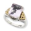 Image 1 : SS W/14K PQ Ring