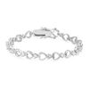 Image 1 : Linked Hearts Tennis Bracelet