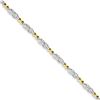 Image 1 : SS & 14K Dia Bracelet