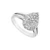 Image 1 : Diamond Ring : 14K White Gold - 0.50 CT Diamonds