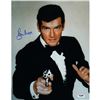 Image 1 : Roger Moore Signed James Bond Close Up 11X14 Photo (PSA/DNA)