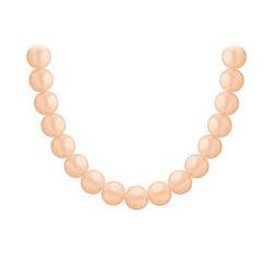 Freshwater Cultured Pearl Necklace : 14K Yellow Gold – 7 MM