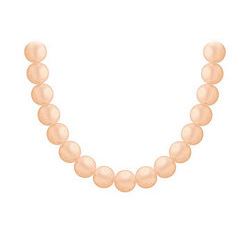 Freshwater Cultured Pearl Necklace : 14K Yellow Gold – 7 MM