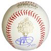 Image 1 : Yordano Ventura Signed Rawlings 2015 World Series Logo Baseball