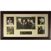 Image 1 : Charlie Watts Unsigned Rolling Stones 5 Photo Engraved Signature Series 29X20 Leather Framed (Music/