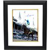 Image 1 : American Pharoah Signed 16X20 Photo 2015 Kentucky Derby Horse Racing Triple Crown Custom Framed W/ V