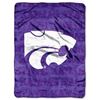 Image 1 : Kansas State Wildcats 46" X 60" Micro Raschel Throw Blanket