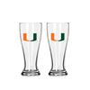 Image 1 : Miami Hurricanes Shot Glass - Mini Pilsner