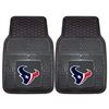 Image 1 : Houston Texans Heavy Duty Vinyl Front Seat 2 Piece Car Mat Set