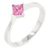 Image 1 : Classic Petite Pink Ice Solitaire Ring