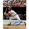 Image 1 : Pete Rose Signed Swinging 8X10 Photo W/ "4256" Insc