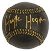 Image 1 : Hulk Hogan Signed Rawlings Black MLB Baseball