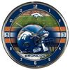 Image 1 : Denver Broncos Round Chrome Wall Clock